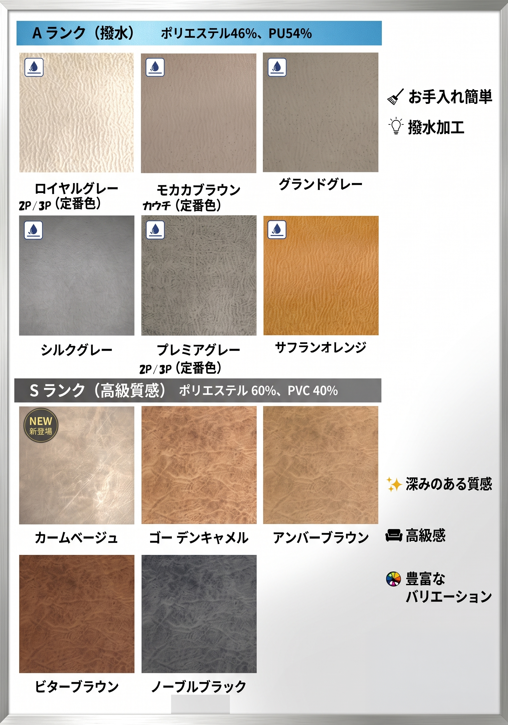 Aランク・Sランク カラーバリエーション一覧