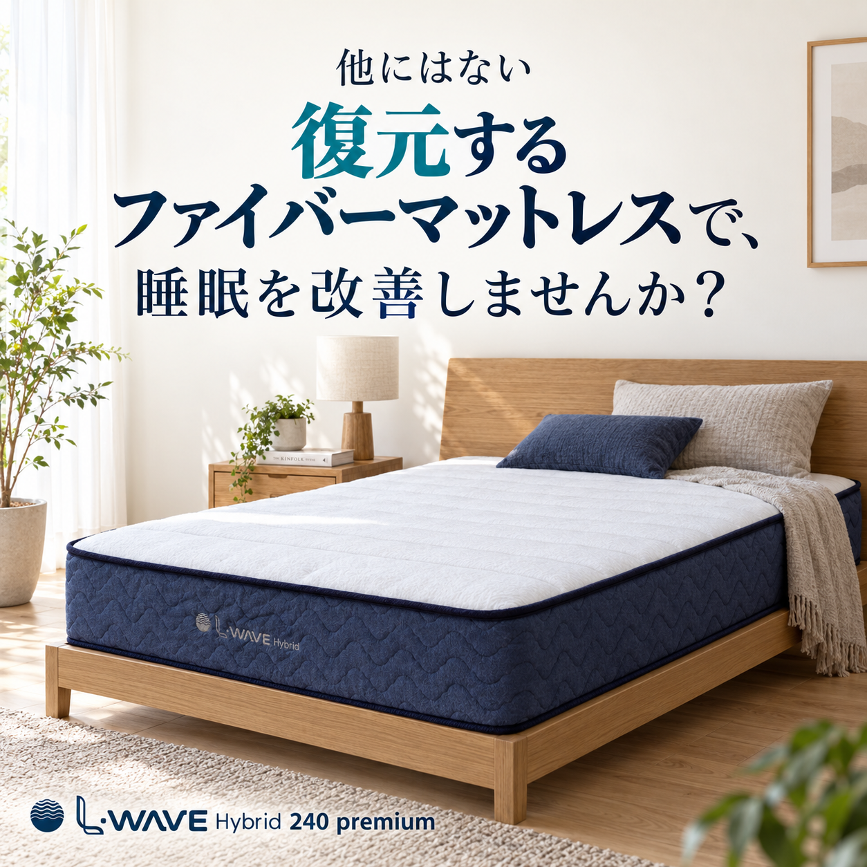 他にはない復元するファイバーマットレス L-WAVE