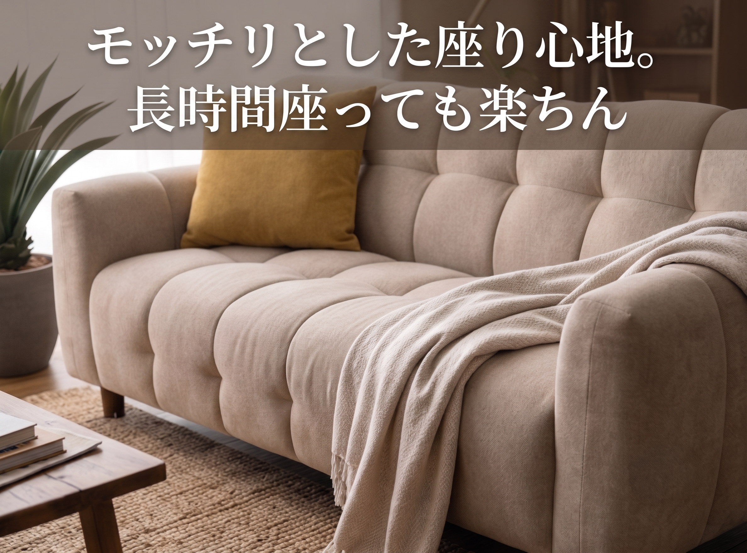 モッチリとした座り心地
